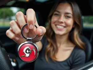 Metal Keychain Standard Fit Drift Finish